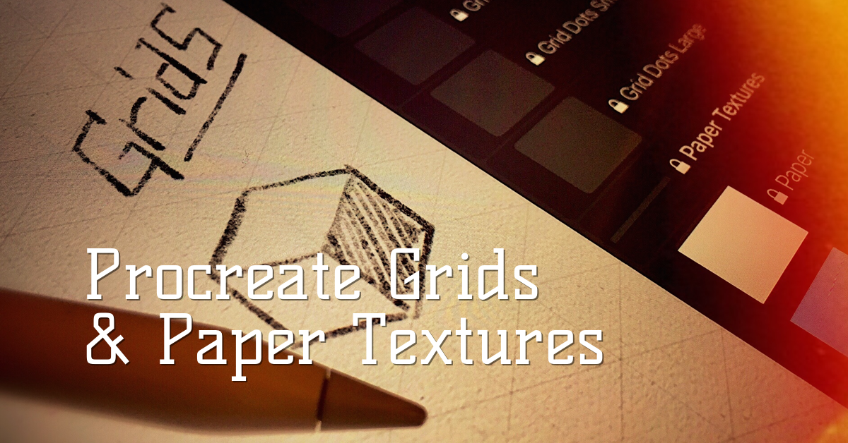Geek Stuff Grids and Paper Textures for Procreate iPad App Branko